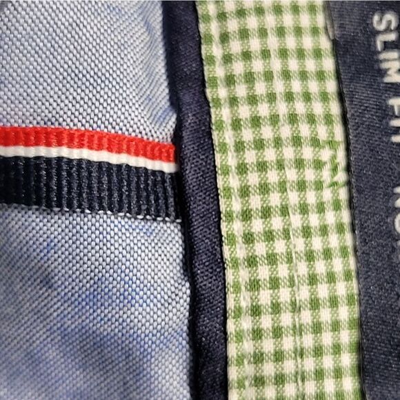Tommy Hilfiger Mens Size M Checkered Long Sleeve Button Down Blue Green Shirt - Picture 9 of 14